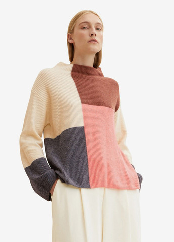 Комбинированный зимний свитер Tom Tailor