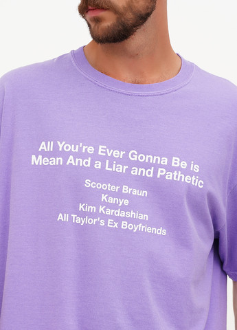 Сиреневая футболка Comfort Colors