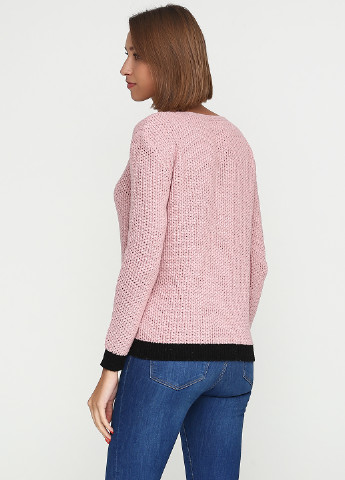 Светло-розовый демисезонный пуловер пуловер Edda
