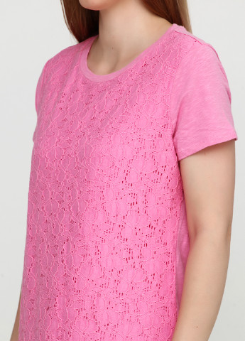 Розовая летняя футболка Talbots