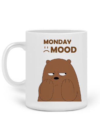 Кружка Вся правда про ведмедів (We Bare Bears) 330 мл горнятко керамічне (20259-2900) MobiPrint (224806114)