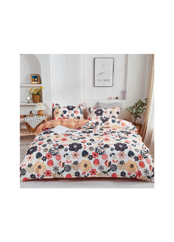 Комплект постельного белья с цветочным принтом Summer flowers (полуторный) Berni Home 59401 (249946497)