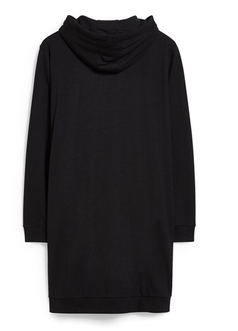 Чорна кежуал сукня сукня-худі C&A однотонна