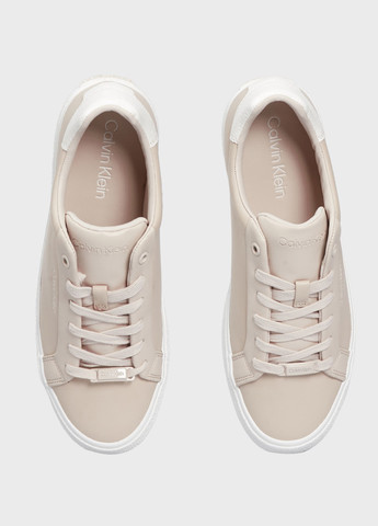 Бежевые кеды Calvin Klein