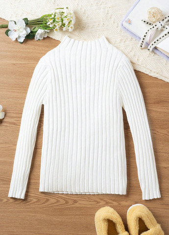 Білий демісезонний светр джемпер SHEIN