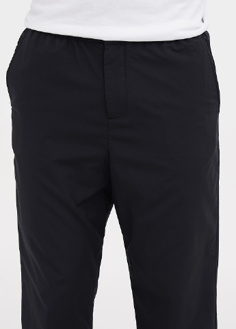 Черные спортивные демисезонные укороченные, зауженные брюки H&M