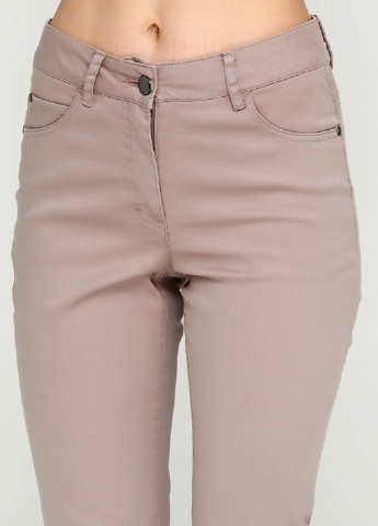 Бежевые джинсовые летние прямые брюки Share