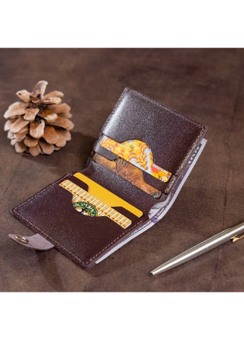 Мужской кожаный кошелек 10х8,5х1 см Shvigel (252133535)