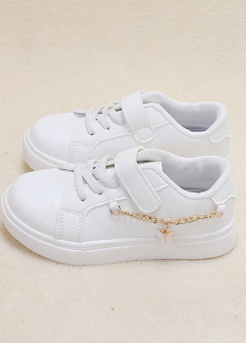 Білі осінні кросівки SHEIN