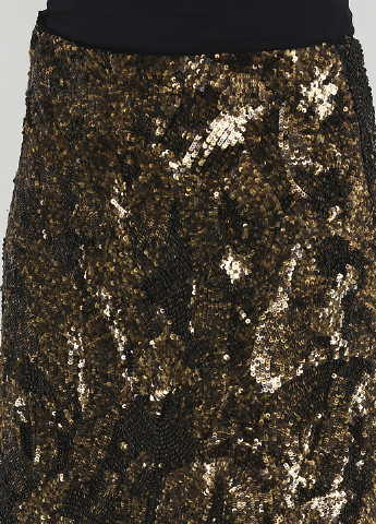 Золотистая кэжуал однотонная юбка Ralph Lauren мини