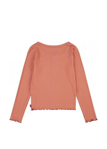 Пудровый демисезонный кэжуал лонгслив Levi's однотонный