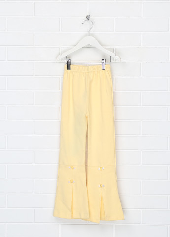 Желтые кэжуал демисезонные классические брюки Vip Ston