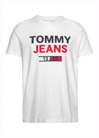 Белая футболка Tommy Jeans
