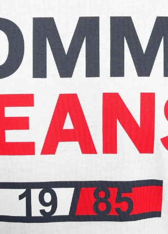 Белая футболка Tommy Jeans