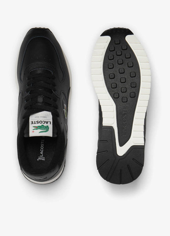 Черные демисезонные кроссовки Lacoste Linetrack