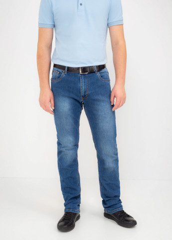 Синие демисезонные джинсы at9023 44 синий (2000904249008) No Name