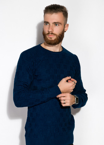 Темно-синий демисезонный джемпер Time of Style