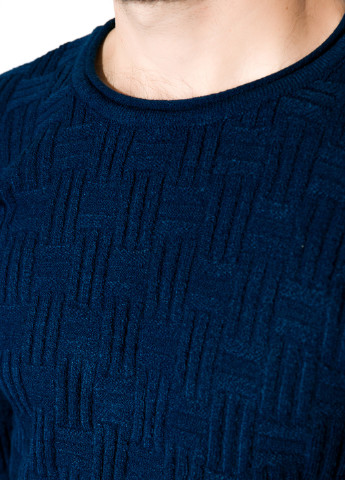 Темно-синий демисезонный джемпер Time of Style