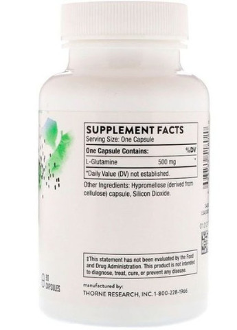 L-Glutamine 90 Caps Thorne Research (256380141)