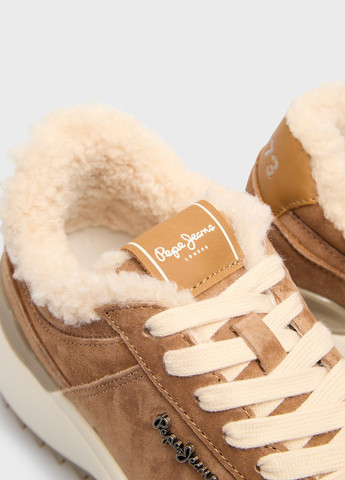 Кроссовки Pepe Jeans рыжие зима (366292621)