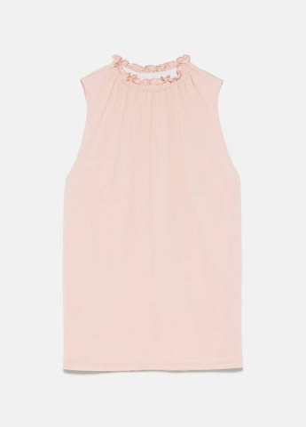 Светло-розовая летняя блуза Zara