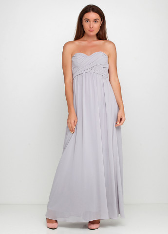 Сіра вечірня сукня в стилі армпір H&M однотонна
