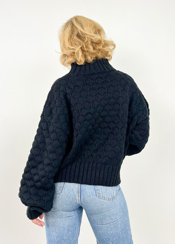 Чорний зимовий светр Monki