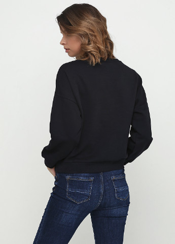 Свитшот Madoc Jeans - крой рисунок черный кэжуал - (91130609)