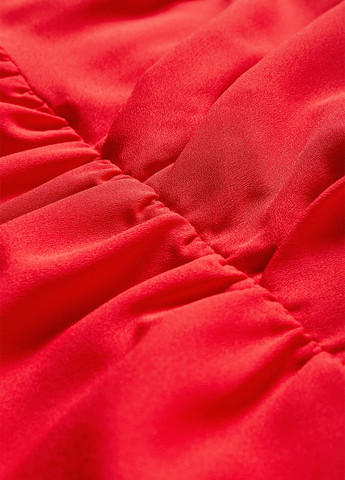 Червона кежуал сукня кльош C&A однотонна