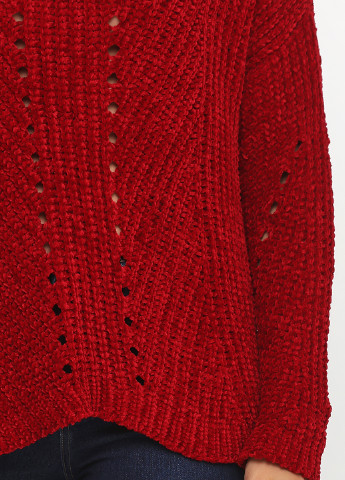 Бордовий демісезонний пуловер пуловер Sassofono