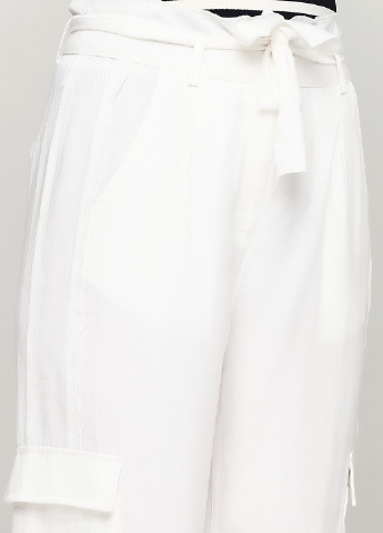 Белые кэжуал демисезонные зауженные брюки NU DENMARK