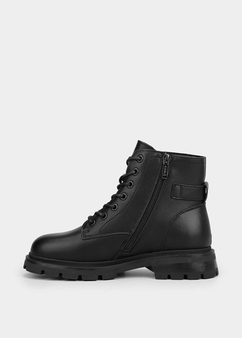 Осенние ботинки Braska со шнуровкой, с пряжкой