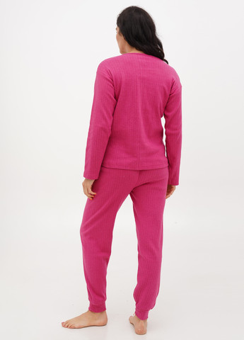Малиновая всесезон пижама (лонгслив, брюки) лонгслив + брюки Adalya