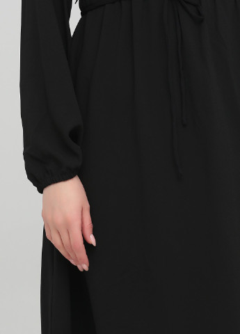 Чорна карнавальний сукня кльош H&M однотонна