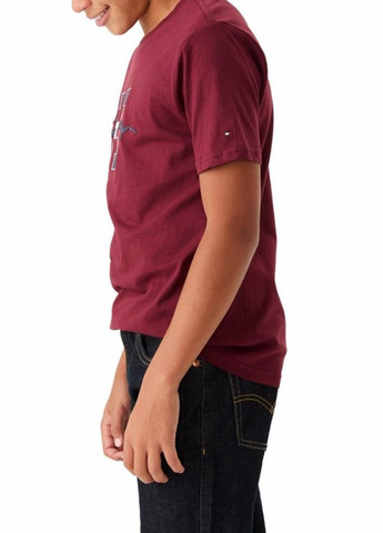 Бордова літня футболка Tommy Hilfiger