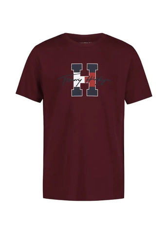 Бордова літня футболка Tommy Hilfiger