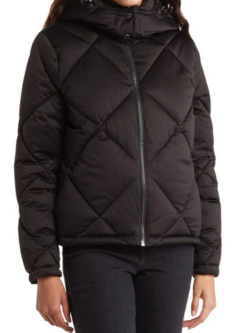 Чорна демісезонна куртка куртка-ковдра Calvin Klein