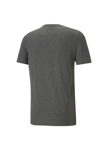 Черная футболка essentials heather men's tee Puma