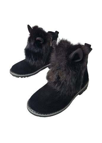Черные кэжуал зимние ботинки Мальвы