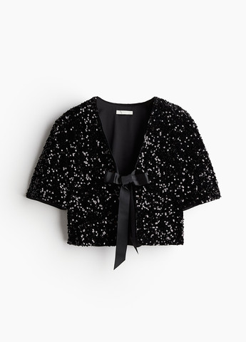 Чёрная блуза H&M