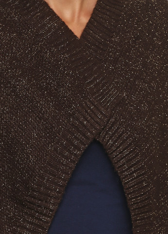 Кофта Colours з довгим рукавом меланж коричнева кежуал
