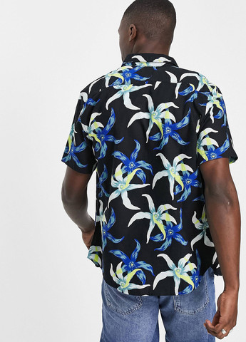 Черная кэжуал рубашка с цветами Levi's