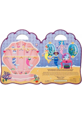 Набор для творчества Объемные многоразовые наклейки Русалки (MD19413) Melissa&Doug (249598492)