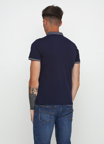 Темно-синяя футболка-поло для мужчин Anabel Arto с логотипом