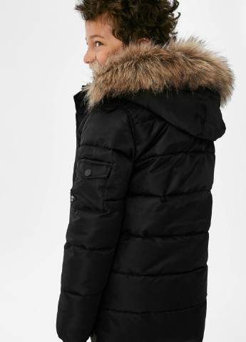 Чорна зимня зимова куртка для хлопчика 2132590 C&A