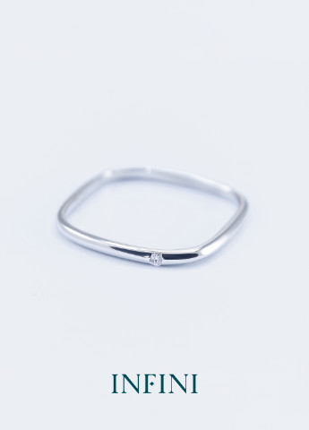 Кольцо серебряное Infini квадрат (250152996)