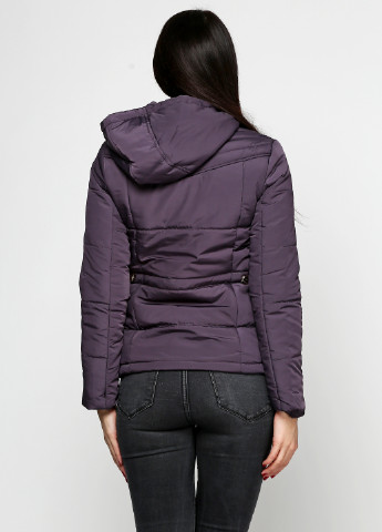Темно-фиолетовая демисезонная куртка Leka