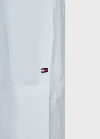 Белая классическая рубашка однотонная Tommy Hilfiger