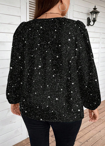 Чёрная блуза SHEIN