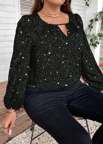 Чёрная блуза SHEIN